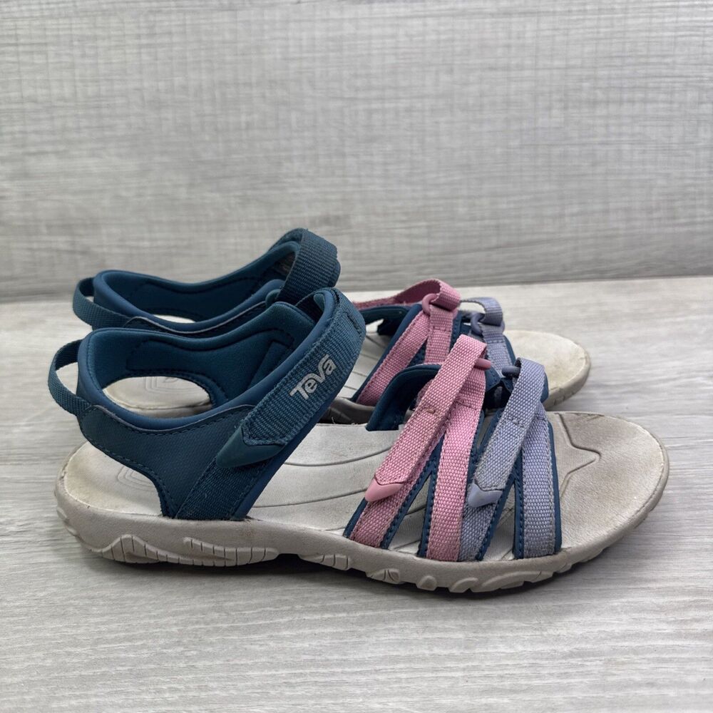Teva Big Kids' Tirra Sandal Blue Coral Multi - 1019395C Blue Coral Multi - Picture 5 of 8